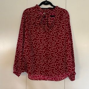 Oat and fawn large blouse
